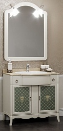 Opadiris Мебель для ванной Виктория 90 слоновая кость – фотография-1