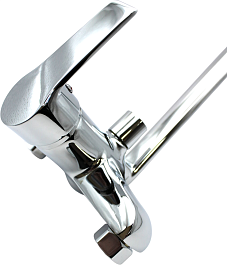 Teymi Смеситель для ванны с душем Lori T10222 универсальный хром – фотография-6