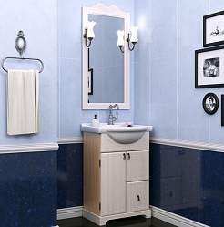 Opadiris Тумба с раковиной Клио 50 беленый бук – фотография-3