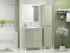 Brevita Тумба с раковиной Risacca Pistachio 70 фисташковый – фотография-10