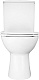 Azario Унитаз-компакт Kano 93590 безободковый с бачком с сиденьем микролифт белый – фотография-21
