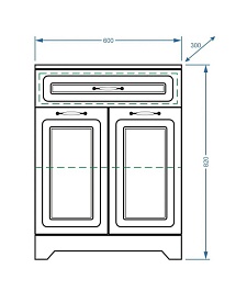 Stella Polare Комод Кармела 60 – фотография-2