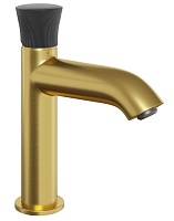 Paini Смеситель для раковины Domus 18PJ205PZ брашированные золото/чёрный