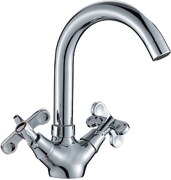 Rossinka Смеситель для раковины RS42-62 хром – фотография-1