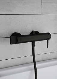 Vitra Смеситель для ванны и душа Origin A4261936 черный матовый – фотография-2