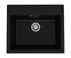 Teymi Мойка кухонная Lori Maxi 60 матовая черная – фотография-1