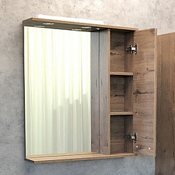 Comforty Мебель для ванной Марио 75 дуб темный – фотография-10