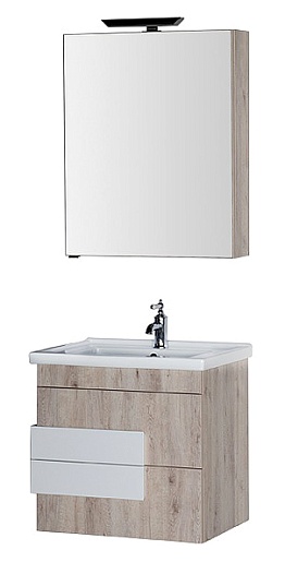 Aquanet Мебель для ванной "Мадейра 70" дуб кантри – картинка-3