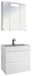 Водолей Мебель для ванной Салли 70 белая – фотография-1