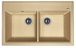 Florentina  Мойка гранитная Липси 820 бежевый – фотография-1