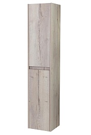 BelBagno Пенал для ванной Kraft 33/160 L Rovere Galifax Bianco – фотография-1