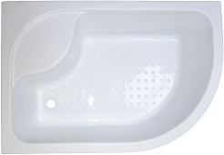 Royal Bath Душевой уголок 120/80 BK RB 8120BK-C-CH L с поддоном – фотография-2