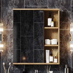 Onika Мебель для ванной Легран 50.3 подвесная дуб галифакс – фотография-9