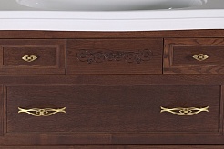 ASB-Woodline Тумба с раковиной Модерн 105 антикварный орех – фотография-7
