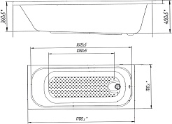 Poseidon Акриловая ванна Nika 170x70 – фотография-3