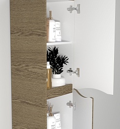 Водолей Пенал подвесной Адель 30 R дуб крымский коричневый – фотография-3