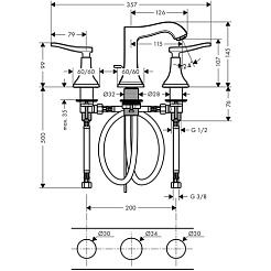 Hansgrohe Смеситель Metropol Classic 31330000 для раковины – фотография-2