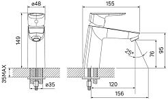 Iddis Смеситель для раковины Vibe VIBSB00i01 – фотография-3