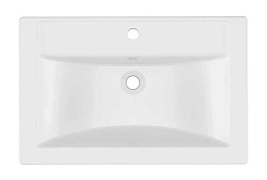 Mixline Тумба с раковиной Сура 70 графит/белая – фотография-6