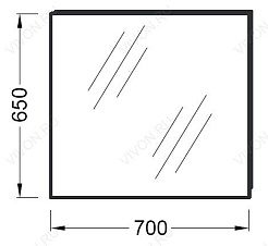 Jacob Delafon Зеркало "Odeon Up 70" – фотография-4