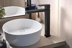 Aquatek Смеситель для раковины Лира AQ1404MB матовый черный – фотография-2