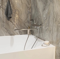 Mixline Смеситель для ванны и раковины 1/2 керамический ML39-02 "Organic" – фотография-4