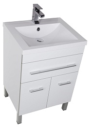 Aquanet Мебель для ванной "Верона 58" белая напольная (230308) – фотография-8