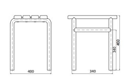 Bemeta Табурет для ванной Help 338125071 – фотография-2