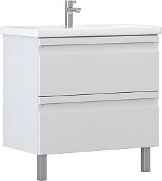 Vigo Тумба с раковиной Holly 800-0-2 белая матовая – фотография-1