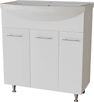 Mixline Тумба с раковиной Вега 75 Best белая