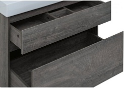 Aquanet Мебель для ванной Nova Lite 90 2 ящика, дуб рошелье – фотография-8