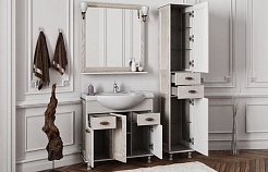 Aquanet Мебель для ванной Тесса 85 жасмин/золото – фотография-11