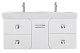 Водолей Мебель для ванной "Астрид 120" белая, 5 ящиков – картинка-16