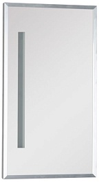 Aquanet Зеркало для ванной "Нота 50х90" алюминий – фотография-1