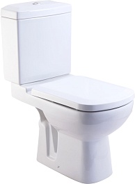 Kirovit Унитаз-компакт Домино с микролифтом – фотография-1