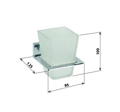 Bemeta Держатель для стакана Plaza 118110052 – фотография-2