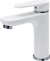 Aringa Смеситель для раковины Рейн AR02008WH белый/хром