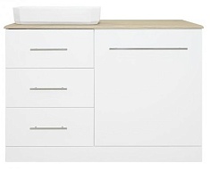 Misty Тумба с раковиной Респект 110 L