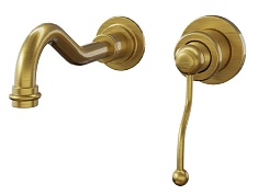 Paini Смеситель для раковины Duomo 88F3208 встраиваемый, старая бронза