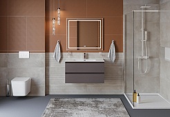 BelBagno Тумба с раковиной Kraft 100 подвесная Темно-Серый матовый с раковиной BB1000ETL – фотография-12