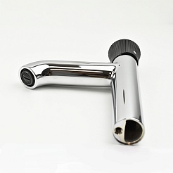 Paini Смеситель для раковины Domus 18CR205PZ хром/брашированный чёрный – фотография-2