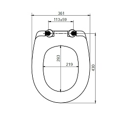 Iddis Сиденье для унитаза ID136DPSC – фотография-2