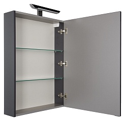 Aquanet Мебель для ванной "Эвора 60" серый антрацит – фотография-12