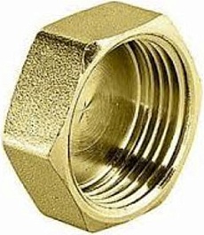 ВЛМЗ 1007 Заглушка латунная (колпак) Ду-50 (439287) – фотография-1