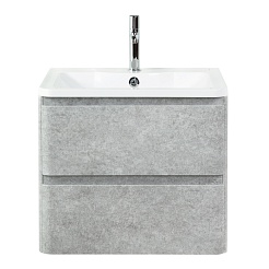 BelBagno Тумба с раковиной Albano 60 подвесная Cemento Verona Grigio – фотография-2