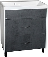 Mixline Тумба под раковину Сура 60 белая/графит