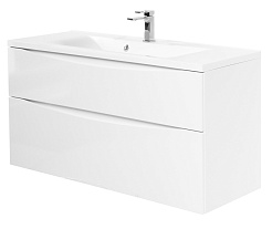 BelBagno Тумба под раковину Marino-H60 100 подвесная Bianco Lucido – фотография-1