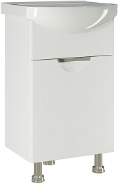 Mixline Тумба под раковину Этьен 50 R Элеганс белая – фотография-1