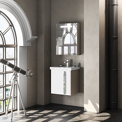  Мебель для ванной Стайл 60 белый/орегон – фотография-4