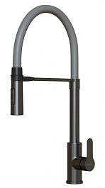 Mixline Смеситель для кухни 35k MLSS-0402BL чёрный графит – фотография-1